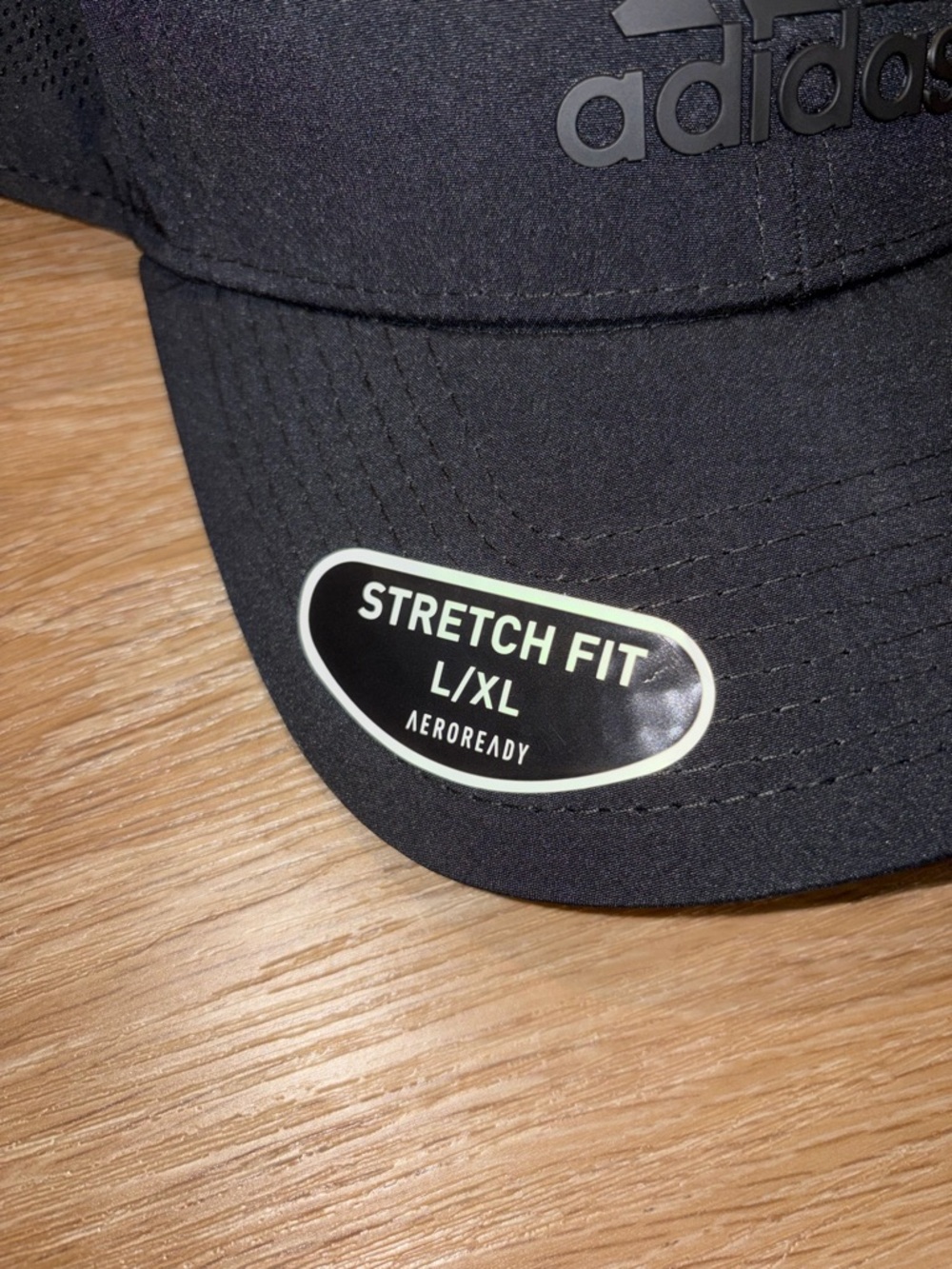 Adidas Men's Gameday III Golf Hat Black L/XL Aeroready Cap Stretch Fit New Tags - Picture 2 of 11